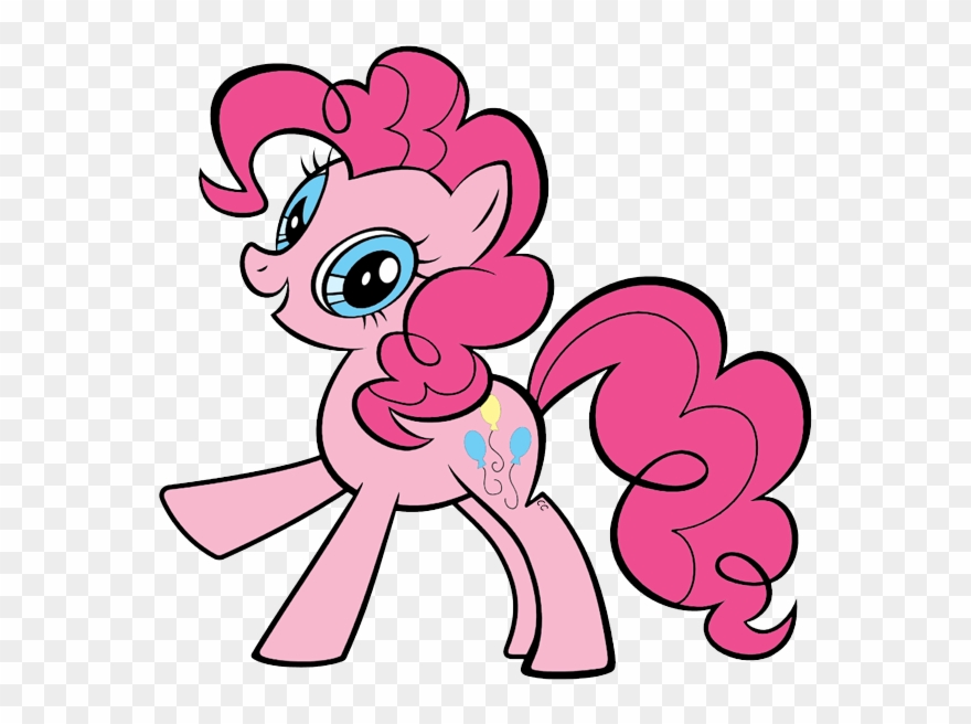 Spike Fluttershy Fluttershy Pinkie Pie Pinkie Pie Pinkie - Pinky Pie Pony Coloring Page Clipart