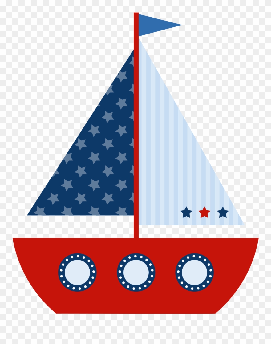 Nautical Sailboat Whale Clipart Personal Use Instant - Baby Sailboat Clipart - Png Download