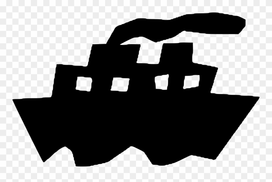Ocean Liner Cruise Ship Yacht Black And White - Cruise Ship Clipart