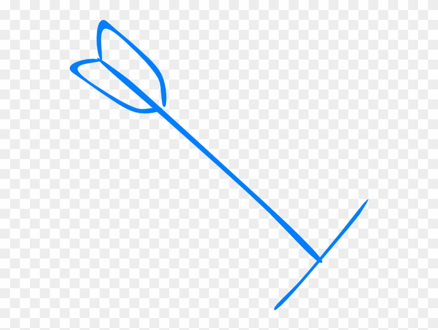 Embedded Blue Arrow Tail Down Right Svg Clip Arts 600 - Png Download