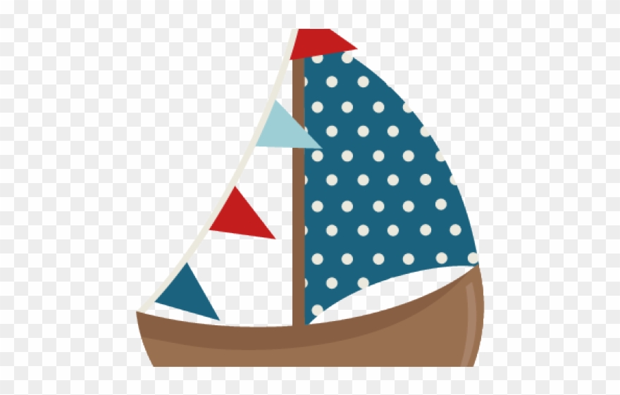 Sailing Boat Clipart Sea Clipart - Cute Sail Boat Clipart - Png Download