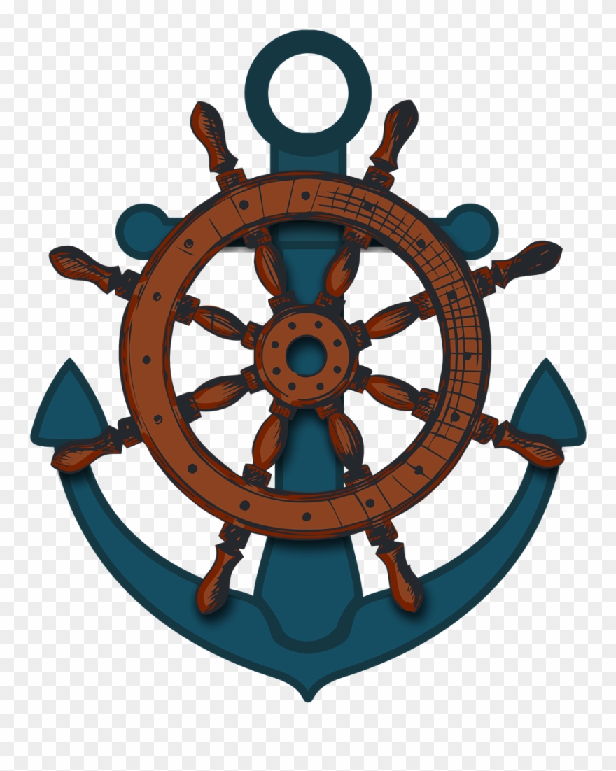 Wheel Clipart Sailboat - 海賊王的信賴力:草帽小子魯夫贏得夥伴衷心信賴的絕招 - Png Download