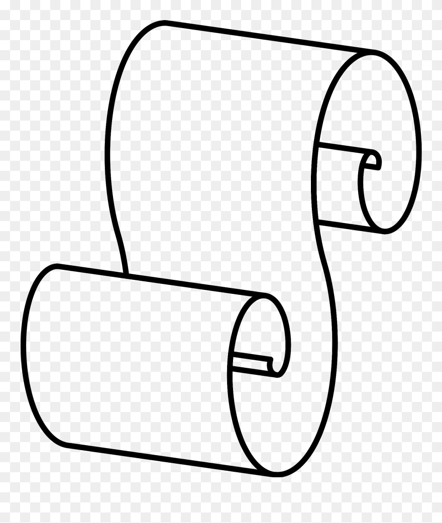 Download Cro Clipart - Paper Scroll Clip Art - Png Download