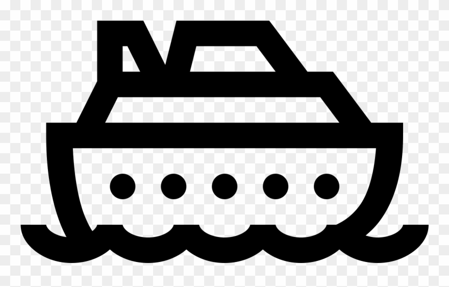 Cruise Ship Icon - Icona Nave Clipart