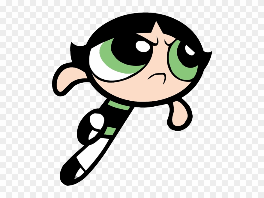 Images Were Colored And Clipped By Cartoon Clipart - Bubbles Powerpuff Girl Makeup - Png Download