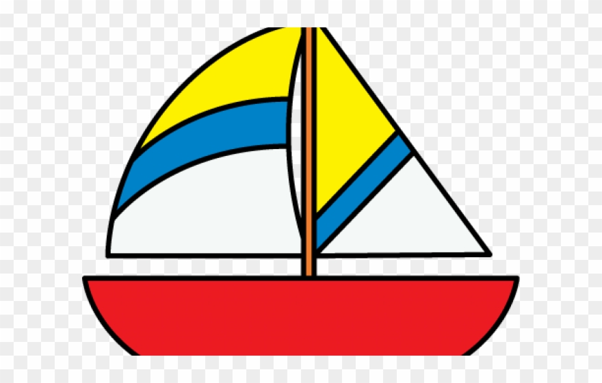Yacht Clipart Colorful Boat - Clipart Cartoon Boats - Png Download