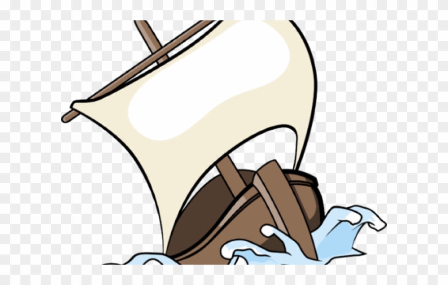 Fishing Boat Clipart Baot - Jonah And The Whale Clip Art - Png Download