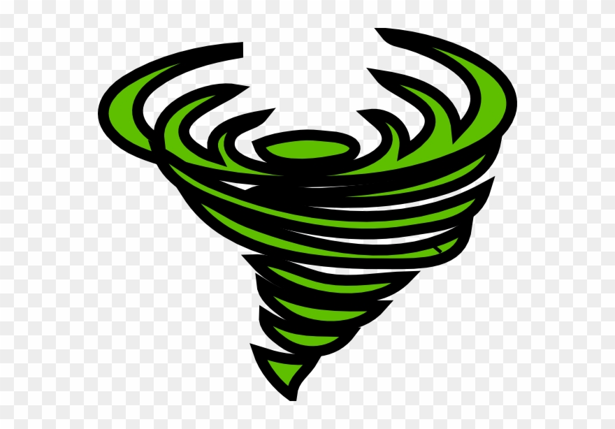 Free To Use And Share Tornado Clipart Clipartmonk Clip - Green Tornado Clip Art - Png Download