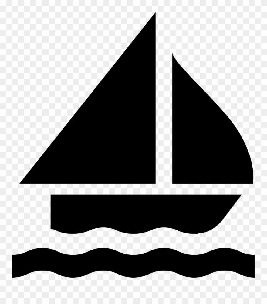Sailing Boat Silhouette Svg Png Icon Free Download - Sailing Icon Clipart