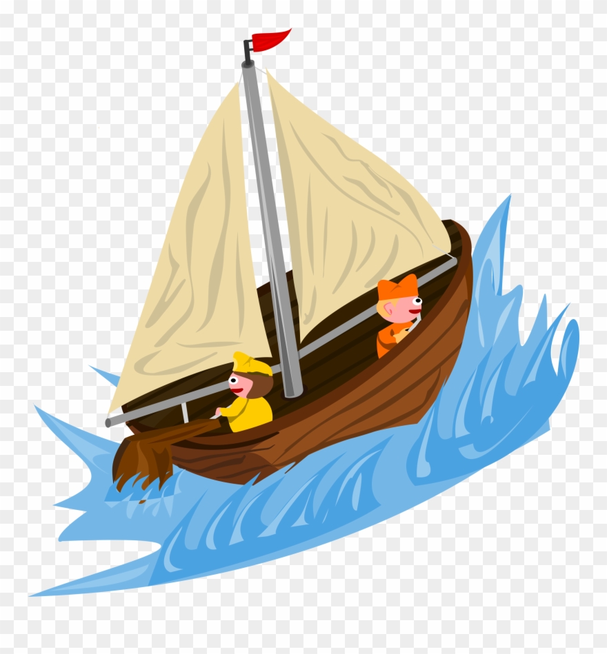 Water Boat Cliparts - Boat Sailing Clipart - Png Download