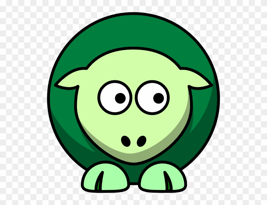 How To Set Use Sheep 2 Toned Greens Looking Right Clipart - College Football - Png Download