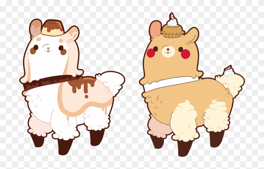 Popular Images - Cute Alpaca Art Transparent Clipart