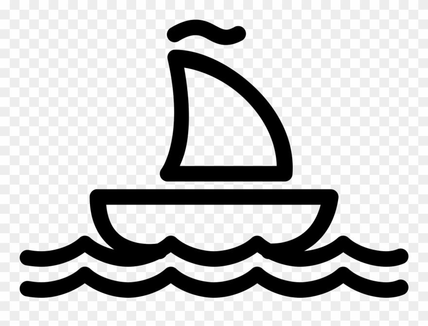 Sailing Ship Icon Boat Black And White Emoji Clipart (17396