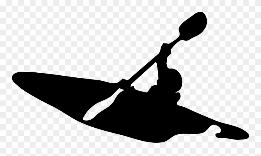 Clipart - Kayaking Clip Art - Png Download