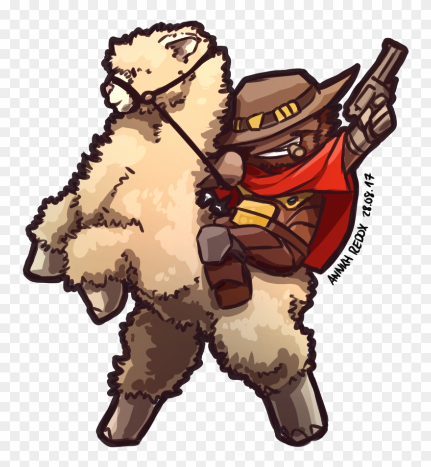 Alpaca By Annkh Redox Banner Transparent Download - Overwatch Cute Clipart