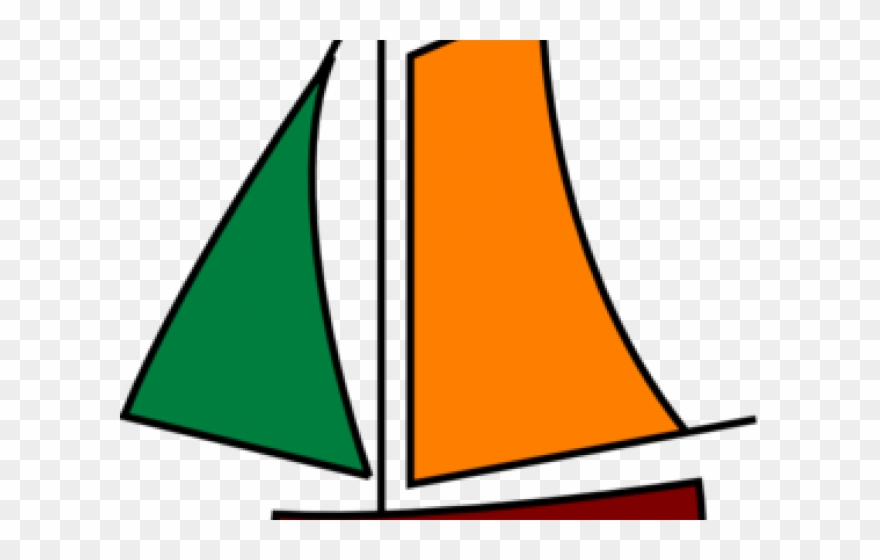 Sailing Boat Clipart - Sailboat - Png Download