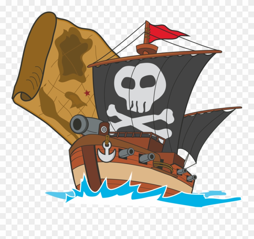 Pirate Ship Drawing Computer Icons Silhouette - Pirate Ship Clipart Png Transparent Png