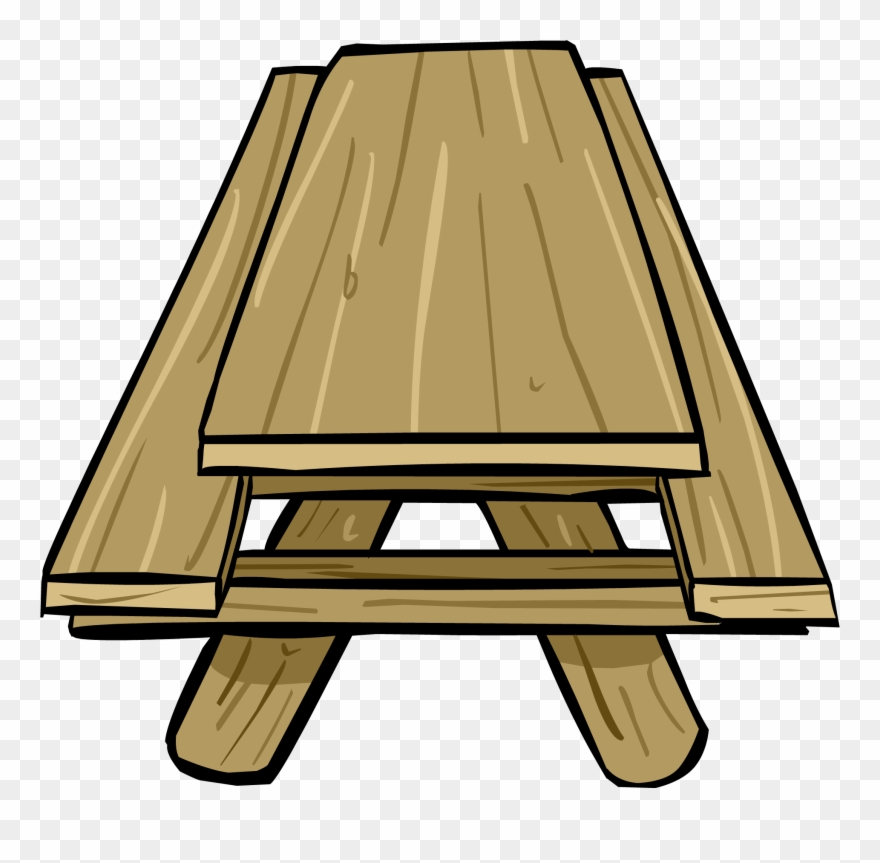 Royalty Free Library Bench Clipart Picnic - Picnic Table Clipart Png Transparent Png