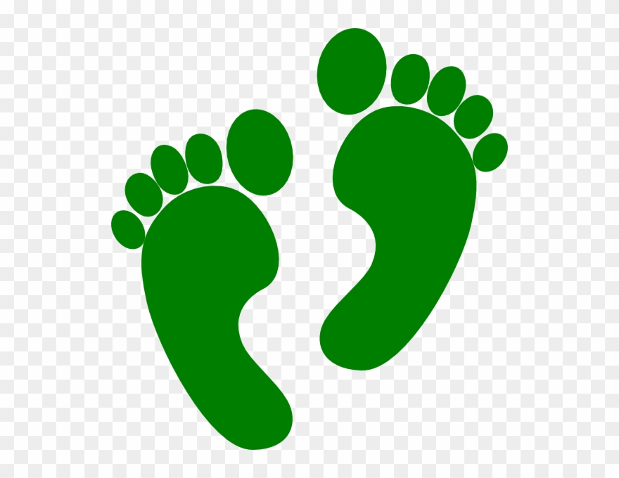 How To Set Use Green Feet Right Foot Forward Clipart - Green Foot Symbol Png Transparent Png