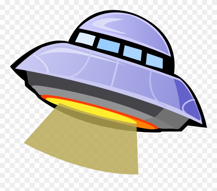 Spaceship Clipart Bitmap - Soucoupe Volante Png Transparent Png
