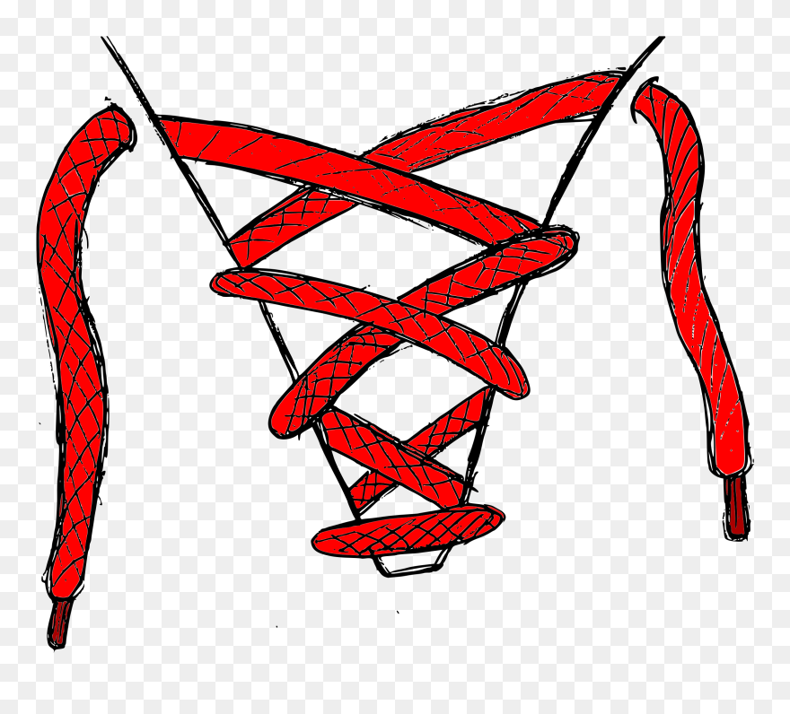 T Shirt Clip Art Download - Lace Shoes With On Transparent Background - Png Download