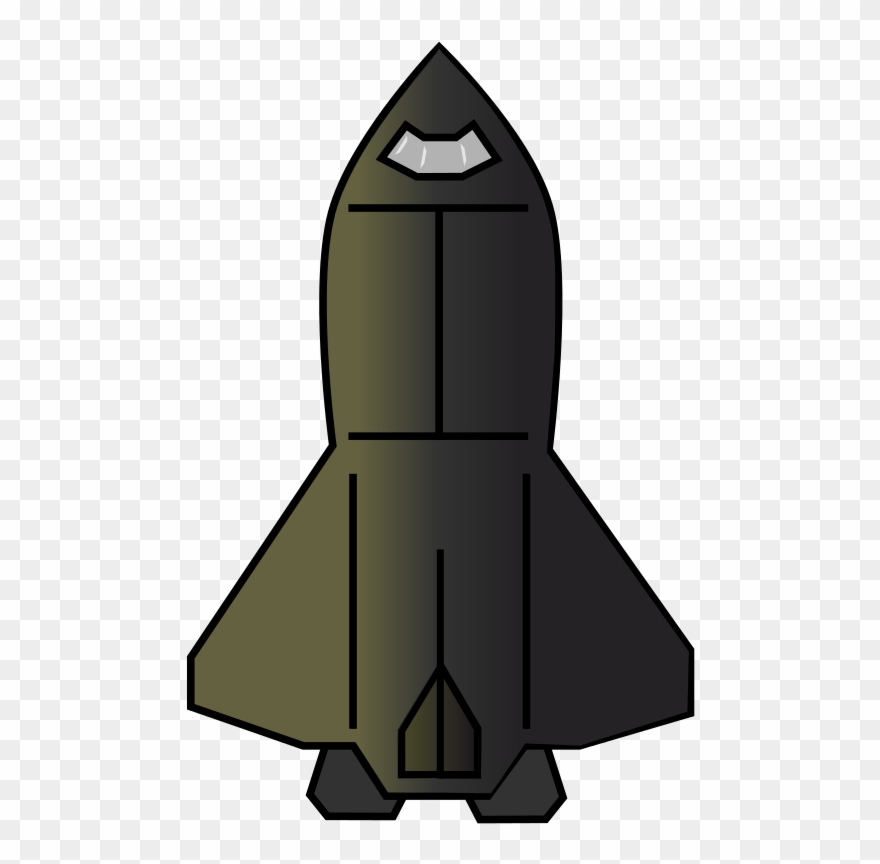 Space Ship Clipart - Futuristic Spaceship Clip Art - Png Download