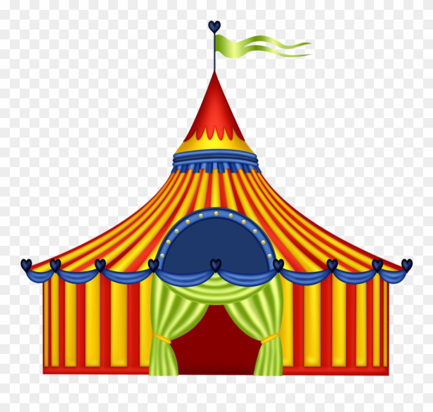 Pps Big Top - Fundo Tema Circo Png Clipart
