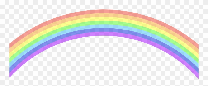 Rainbow Clip Art Image - Transparent Background Rainbow Clipart - Png Download