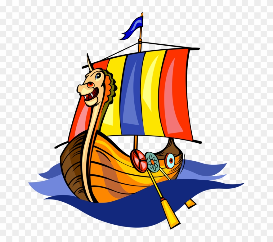 Viking Ship Clipart Dragon - Viking Ship - Png Download