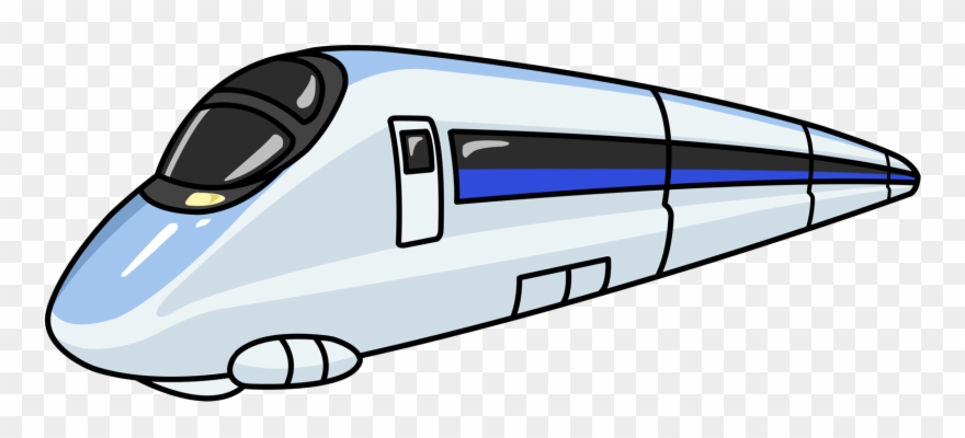 Collection Of Free Boat Cliparts - High Speed Rail Cartoon - Png Download