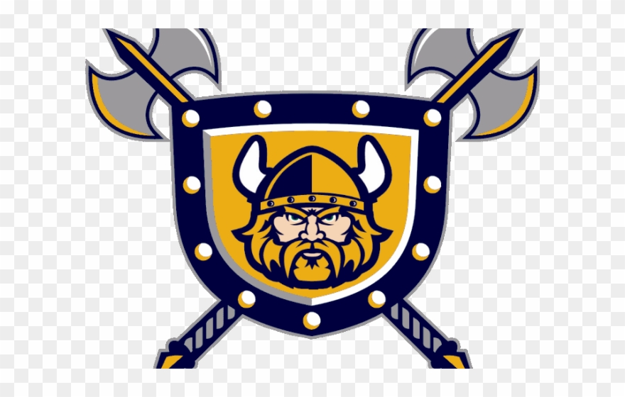 Viking Ship Clipart Transparent - Cleveland State Vikings Round Stainless Steel Necklace - Png Download