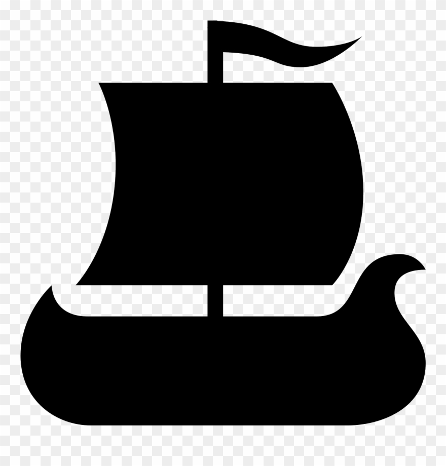Viking Ship Icon - Ship Icon Clipart