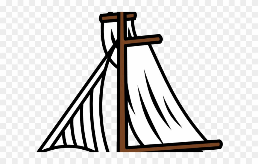 Row Boat Clipart Sail Boat - Sail Boat Clip Art - Png Download
