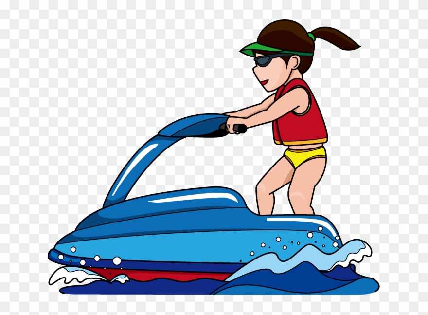 Jet Ski Clipart - Jet Skiing Clipart - Png Download