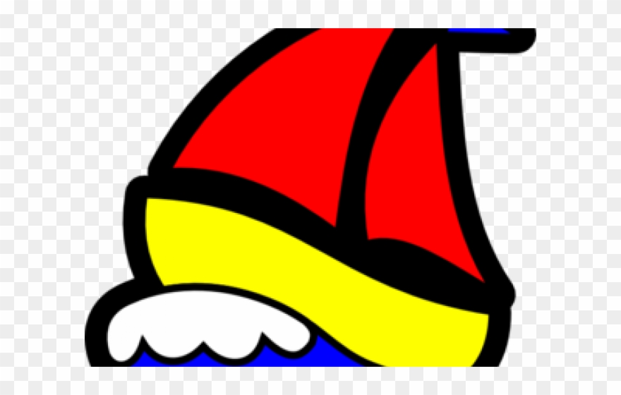 Row Boat Clipart Red - Sail Boat Clip Art - Png Download