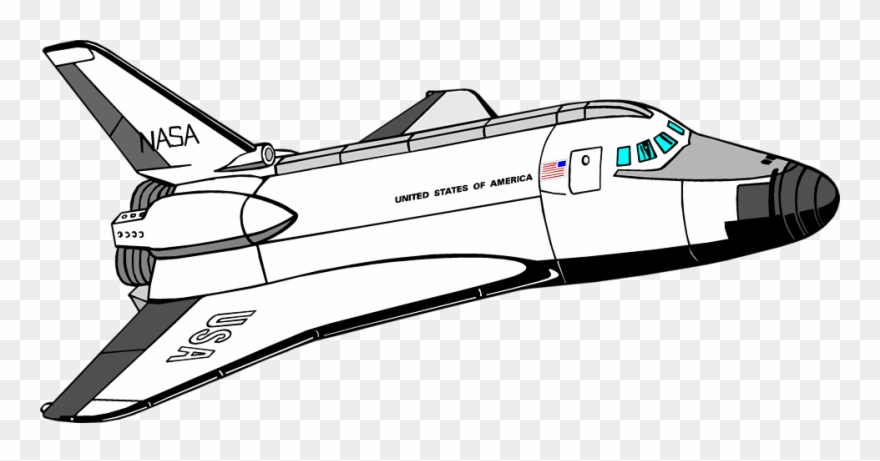 Space Shuttle Clip Art - Nasa Rocket Ship Clip Art - Png Download