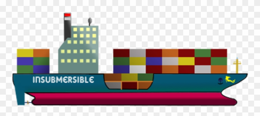 Big Image - Cargo Ship Svg Clipart