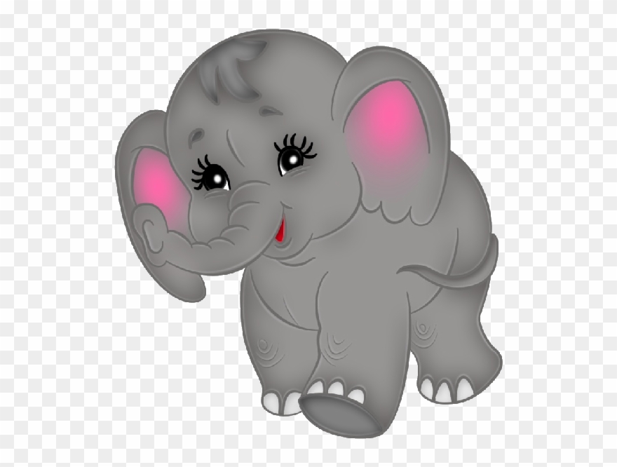 Baby Elephant Cartoon Free Download Clip Art Free Clip - Cute Baby Elephant Cartoon - Png Download
