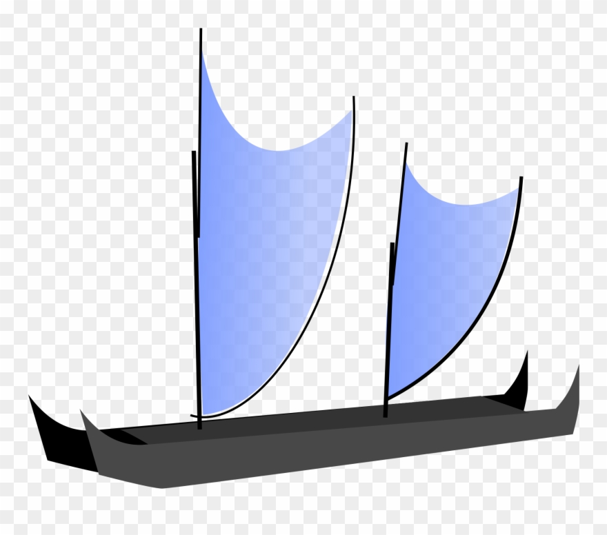 Sail Plan Waʻa Kaulua - Waʻa Clipart