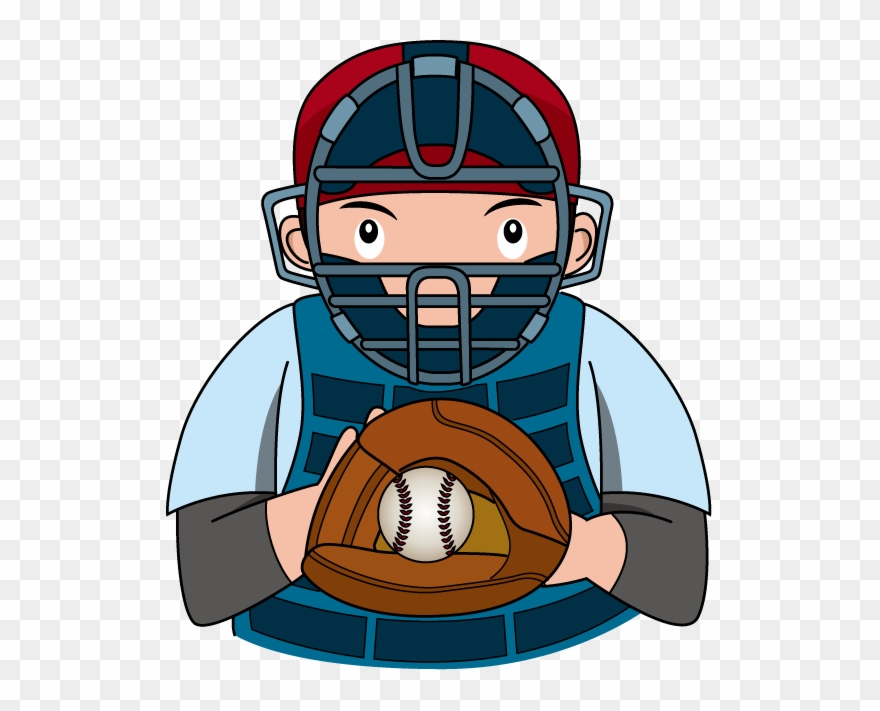 Catcher Free Images Clipart Free Clip Art Images - キャッチャー イラスト - Png Download