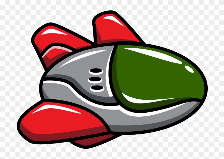 Spaceship Clipart - Space Ship Cartoon Png Transparent Png