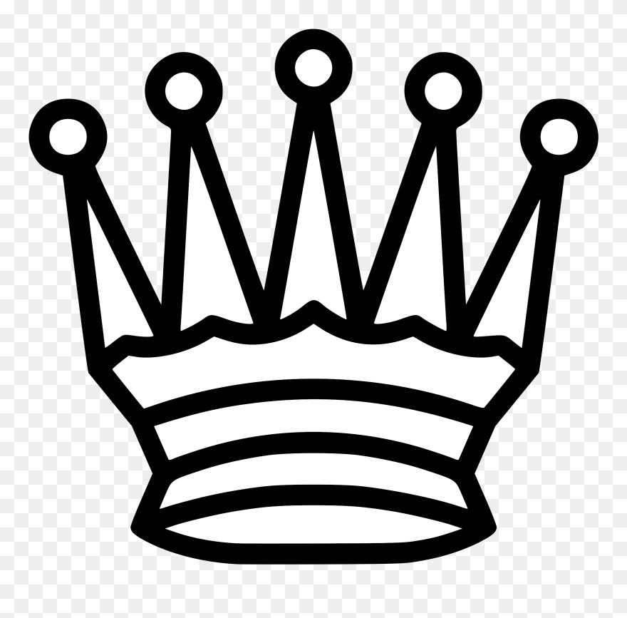 Free Vector Portablejim Chess Tile Queen Clip Art - Chess Queen Icon - Png Download