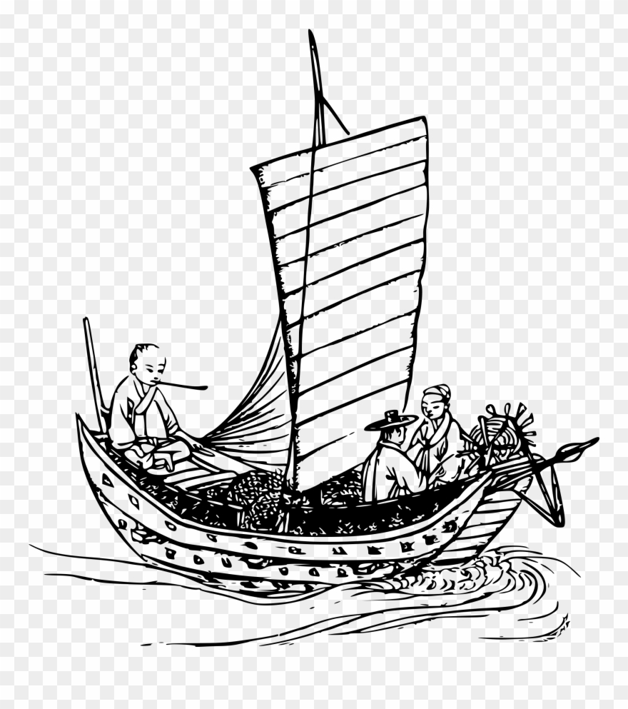Big Image - Korean Sailboat Clipart