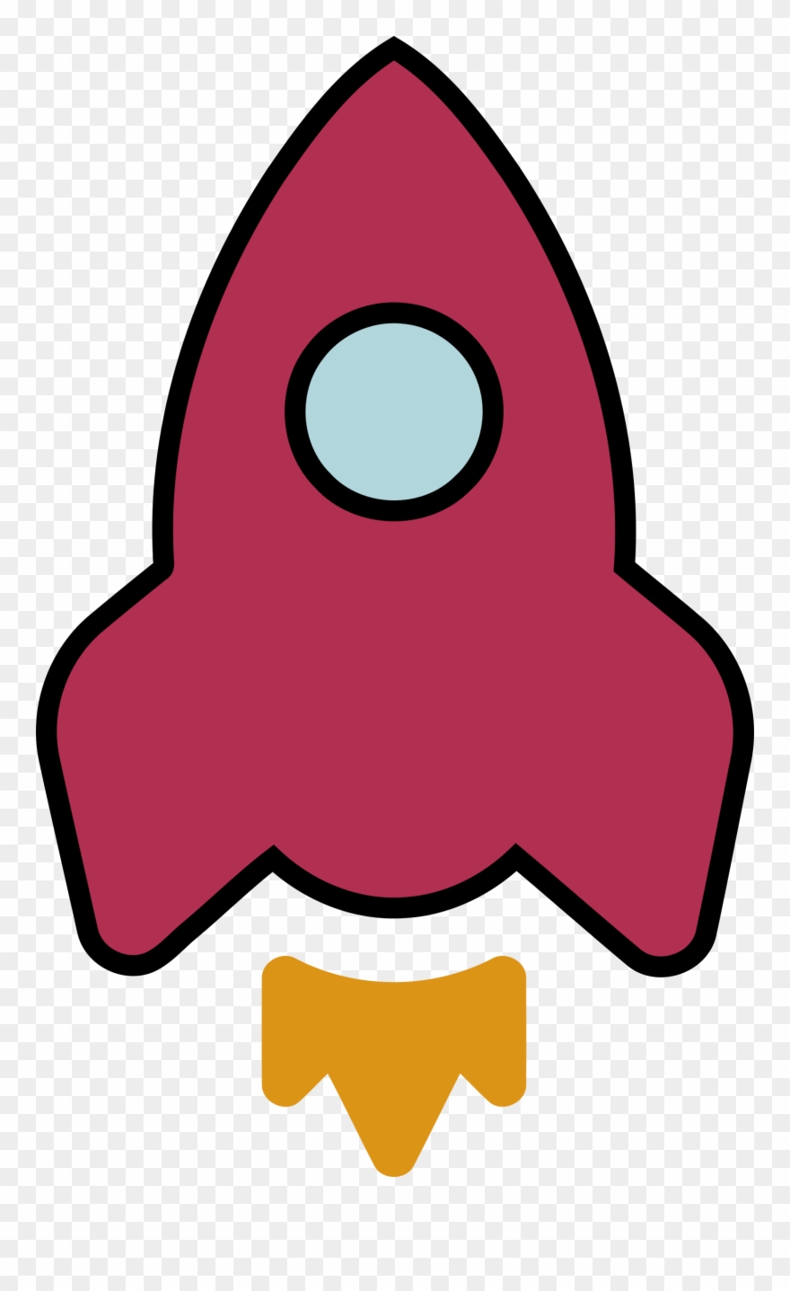 Rocket Colour By @j4p4n, User Jstover Uploaded A Nice - จรวด การ์ตูน Clipart