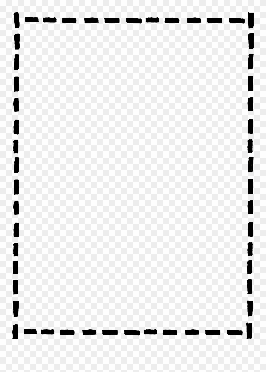 Cruise Clipart Border - Cute Black And White Border - Png Download