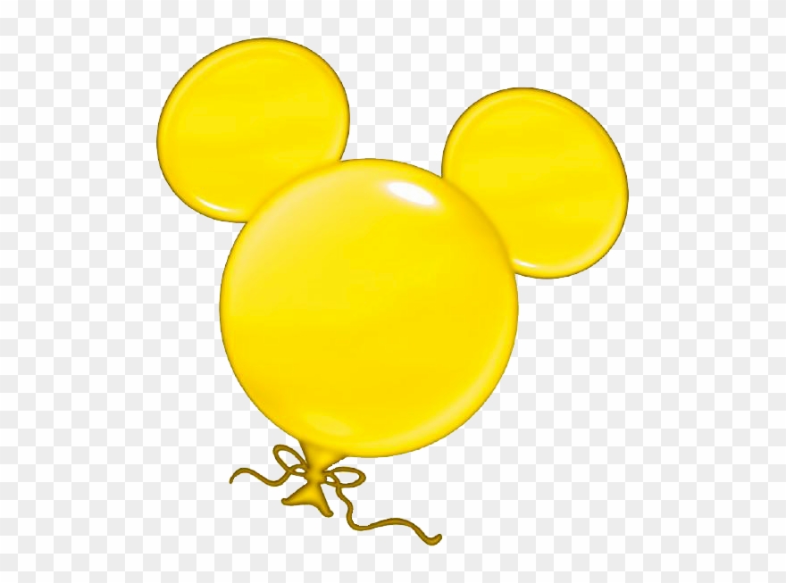Mickey Balloon - Mickey Mouse Balloon Clip Art - Png Download