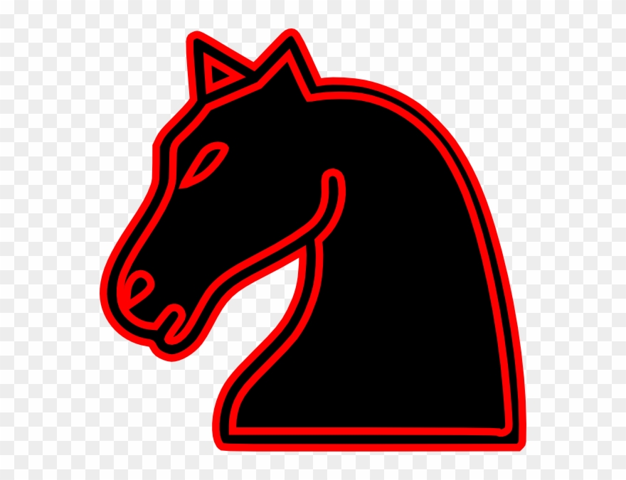 Chess Knight Cliparts - Black Knight In Chess - Png Download