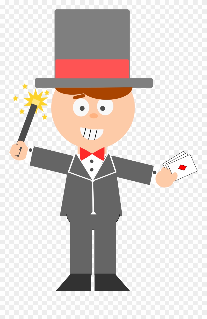 Cartoon Magician - Penyihir Cartoon Clipart