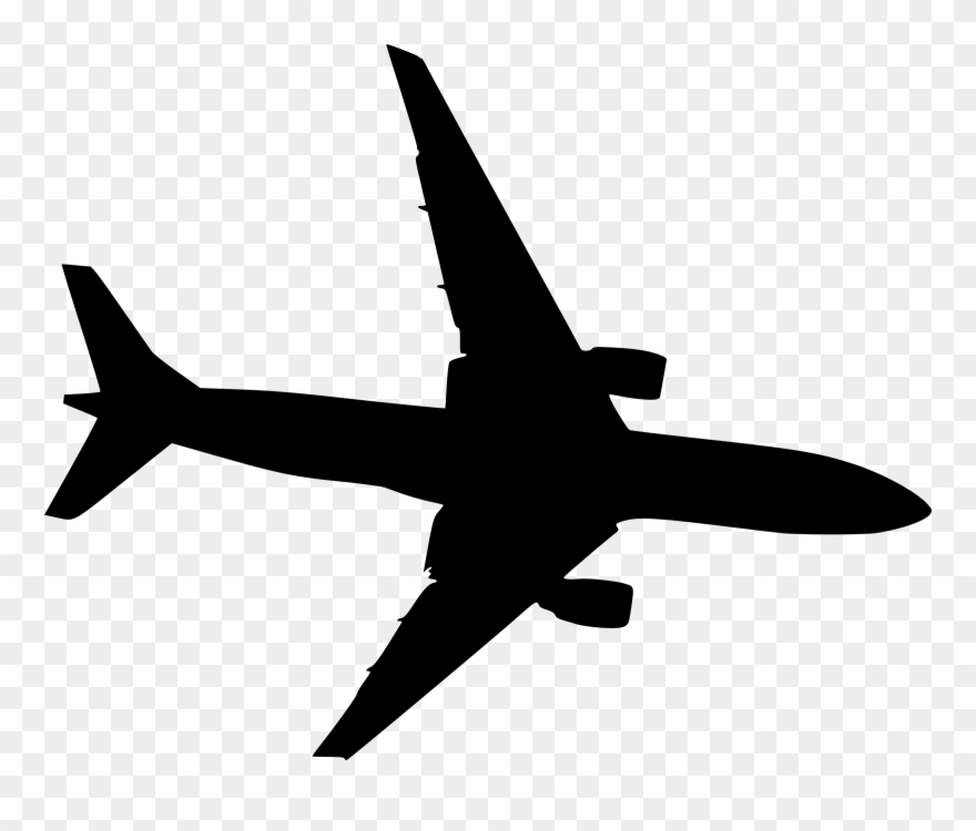Small Plane Silhouette At Getdrawings Com Free - Plane Vector Clipart
