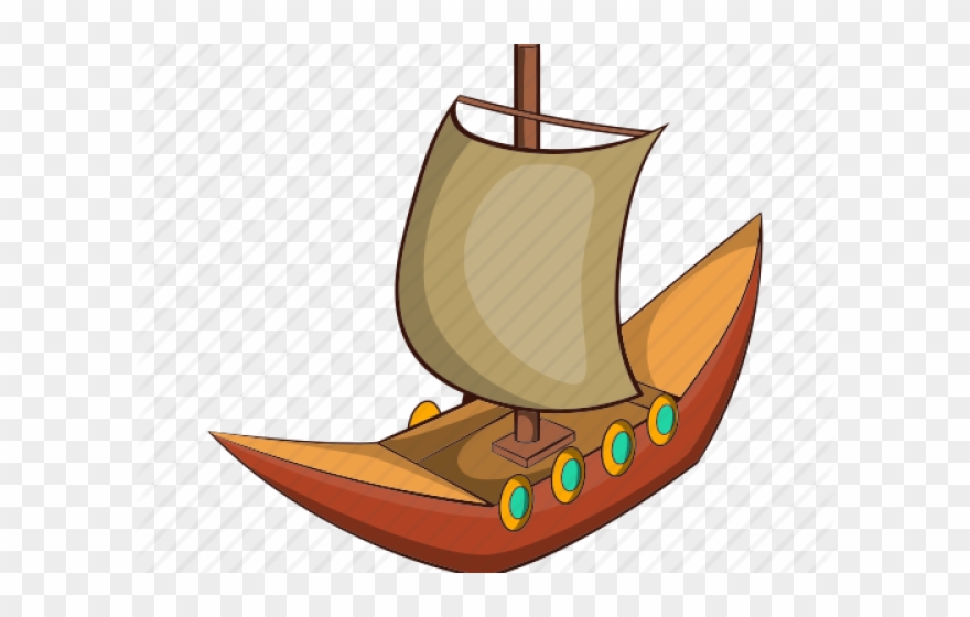 Ancient Ship Cartoon Png Clipart
